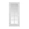 Trimlite Primed 10Lite Clear Tempered Glass Interior French 71/4" RH Prehung Door Matte Black Hinges 3068pri1310CLETRH10B714 - alternate 1